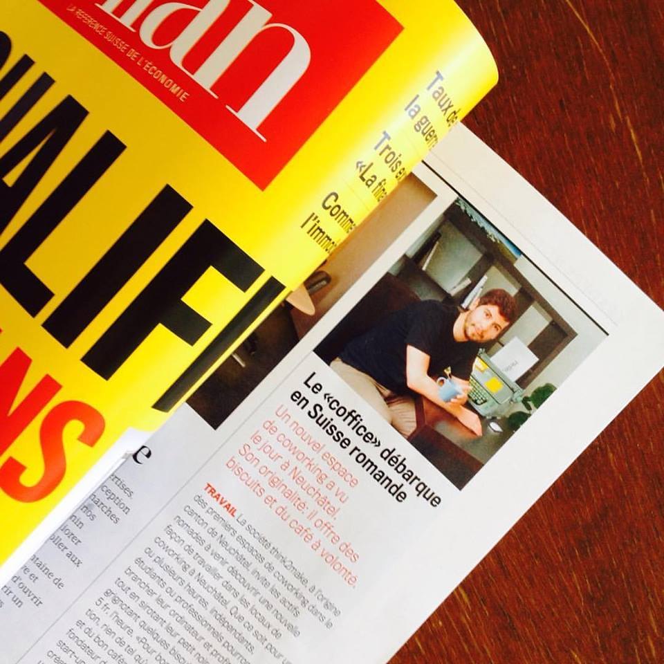Bilan magazine article about Coffice